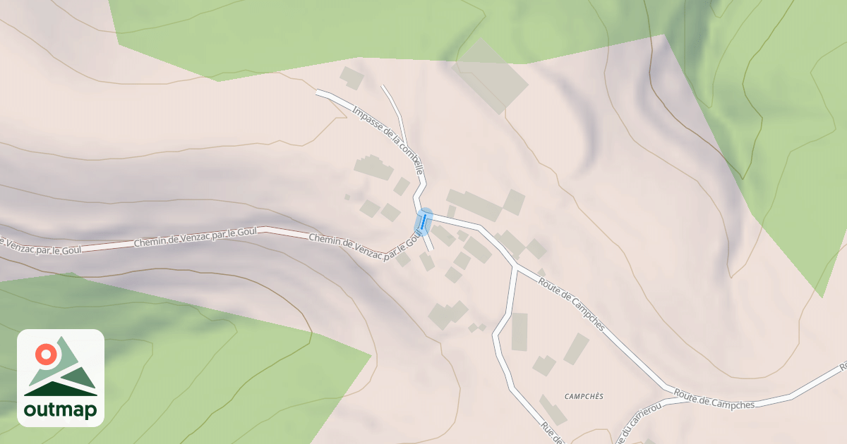 Map of Impasse de Bellevue