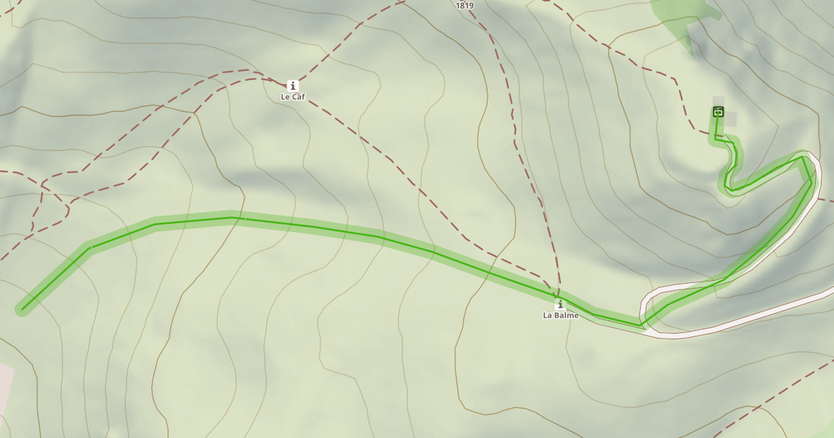 Map preview of Col de Balme