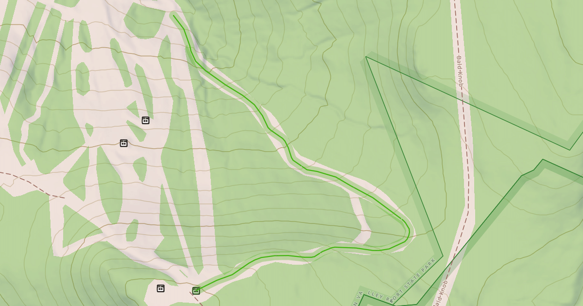 Map preview of Timber Trail
