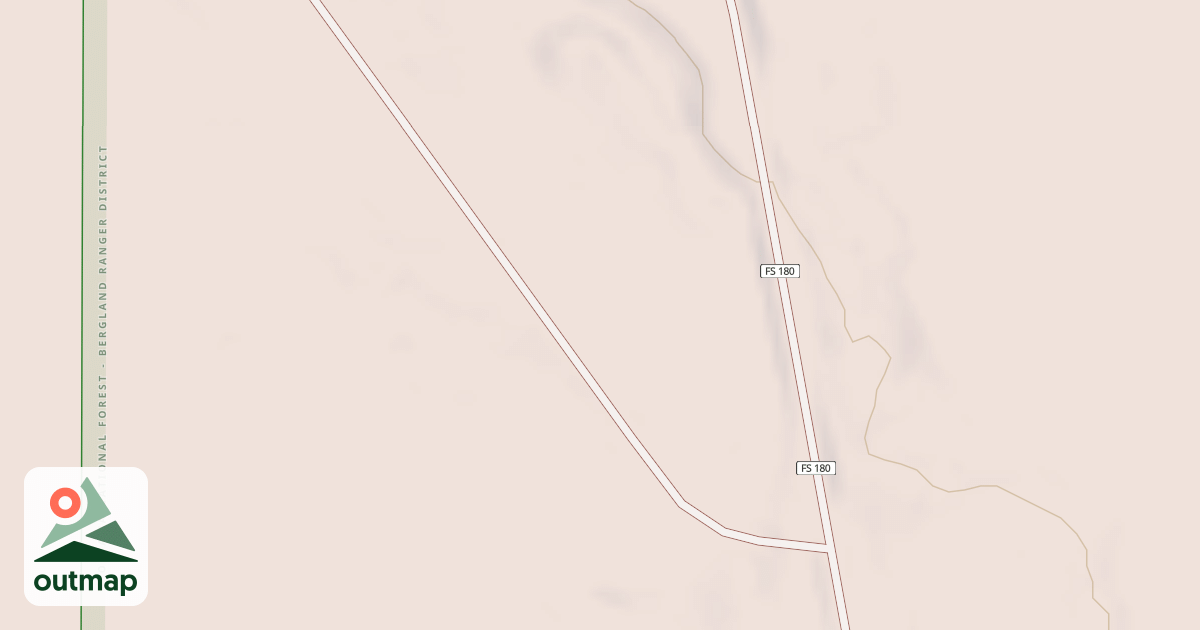 Map of USFS Motor Vehicle Use Map Trails 22044