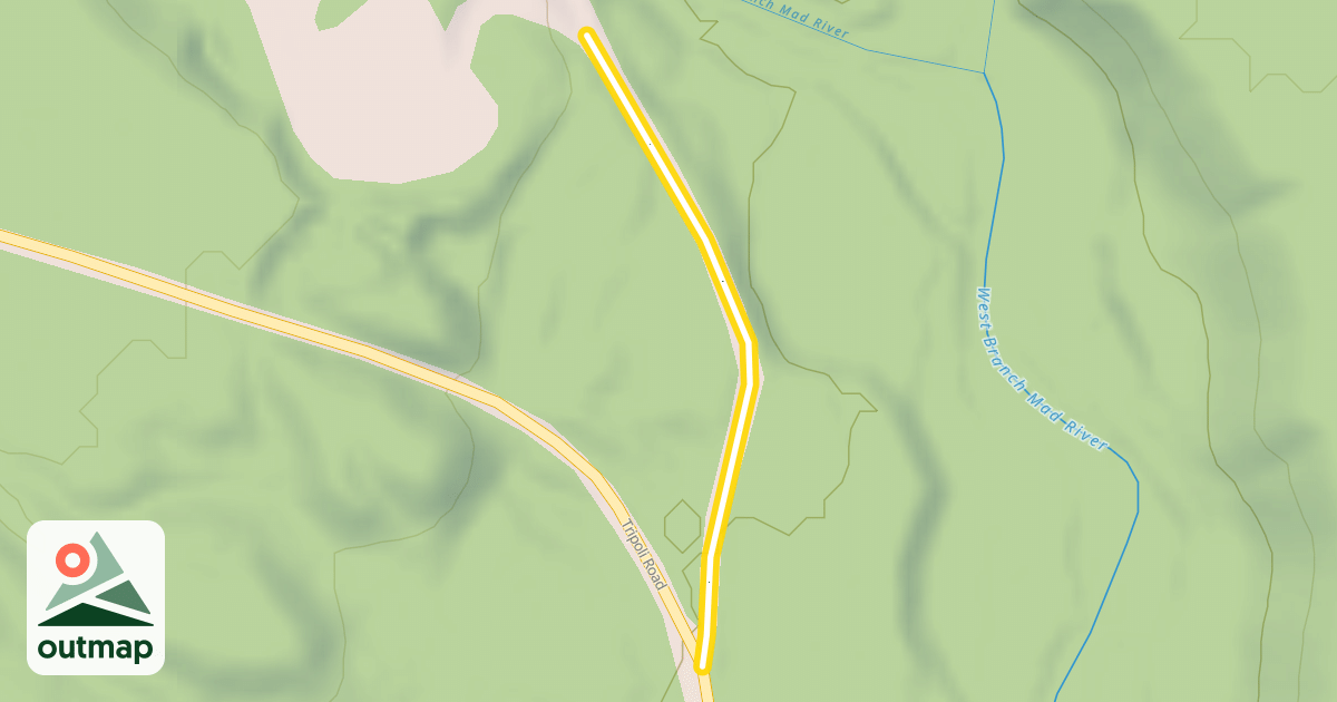 Map of Fire Road 203