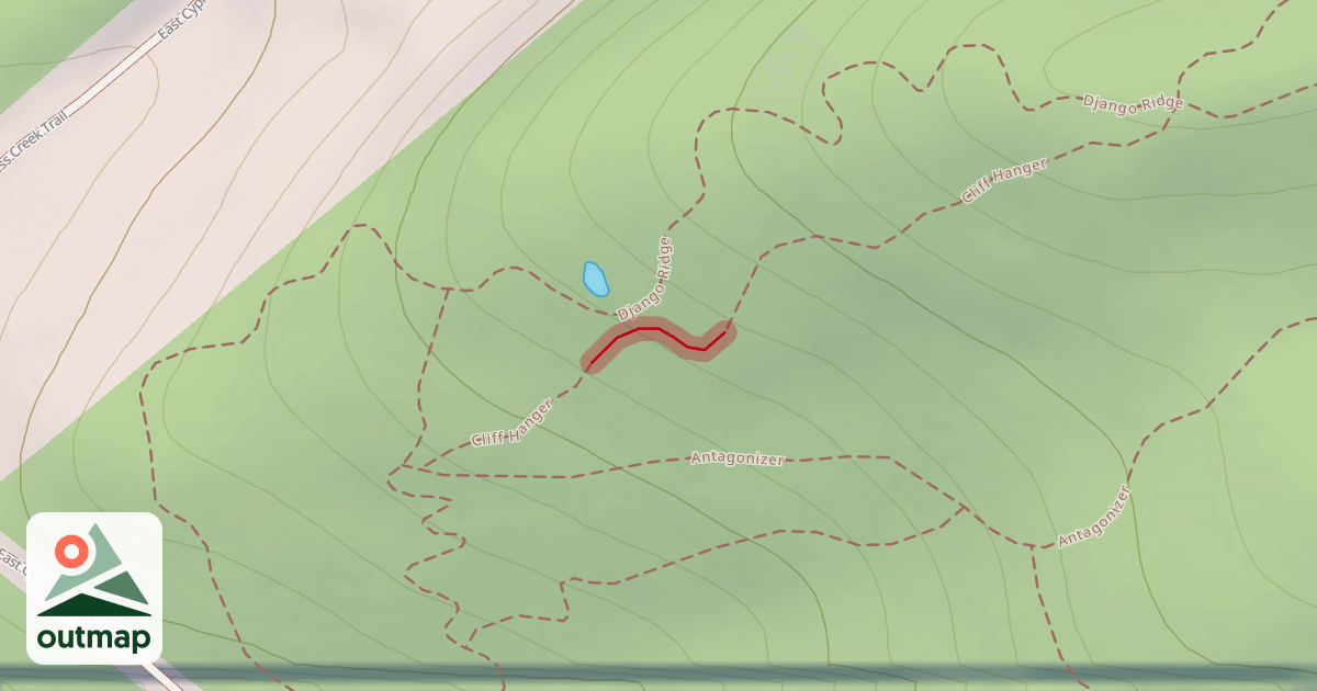 Map of Cliff Hanger
