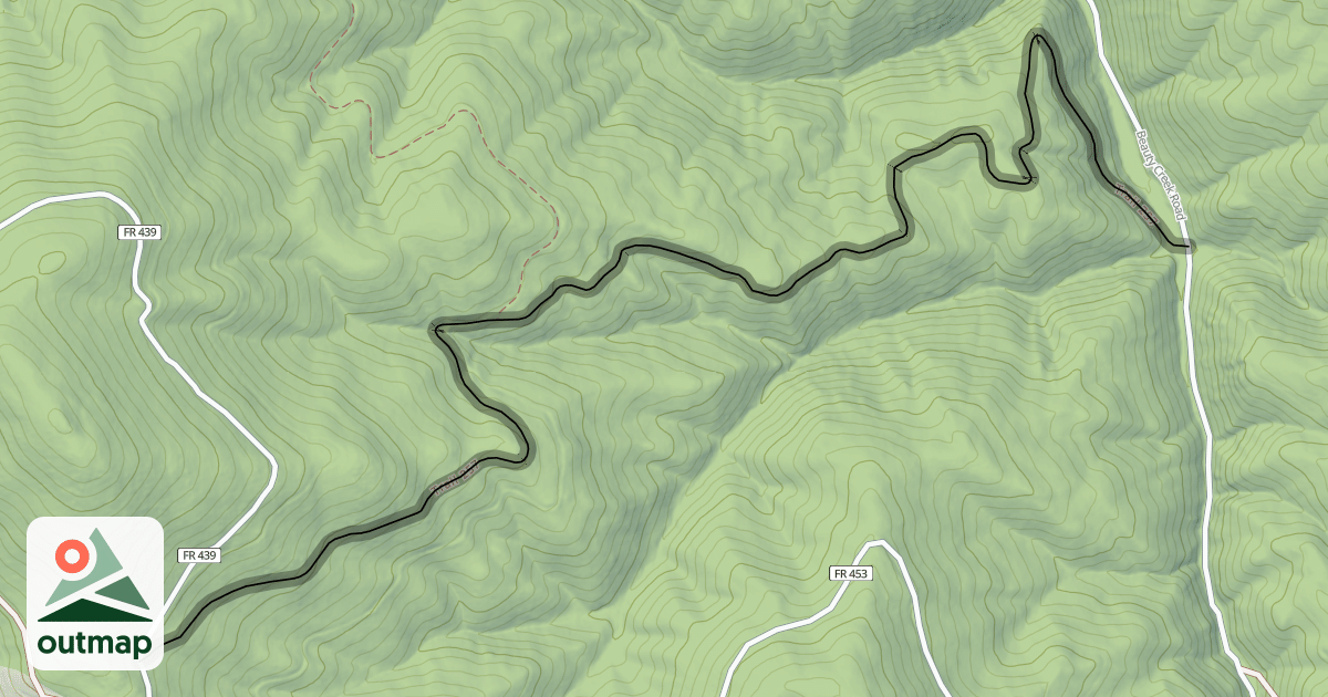 Map of Trail 257