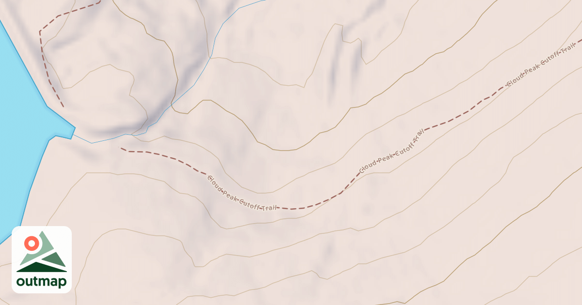 Map of Cloud Peak Cutoff