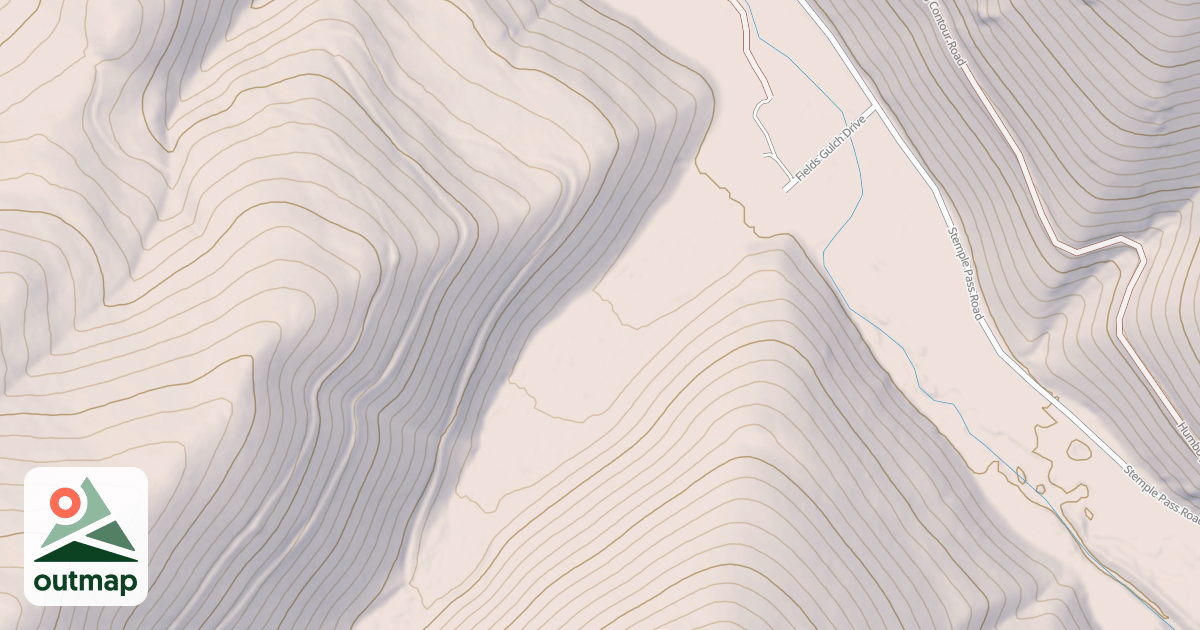 Map of FIELDS GULCH