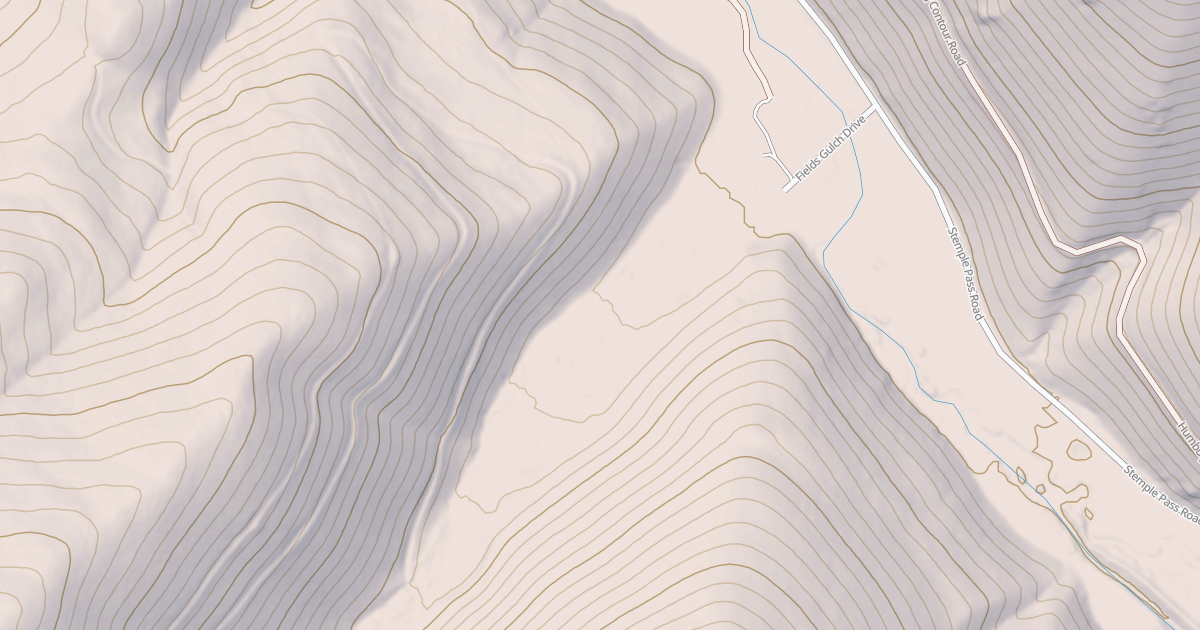 Map preview of FIELDS GULCH