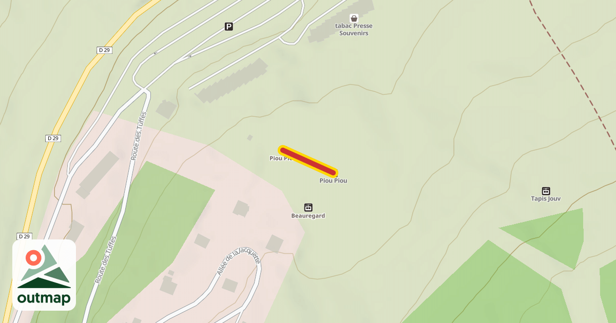 Map of Piou Piou