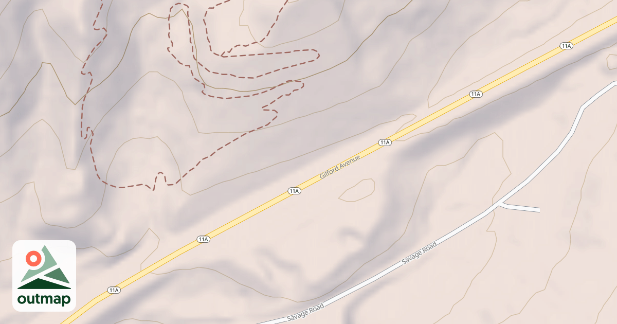 Map of Gilford Ave