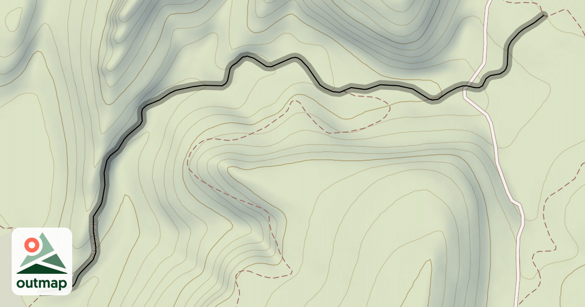 Map of Fire Canyon