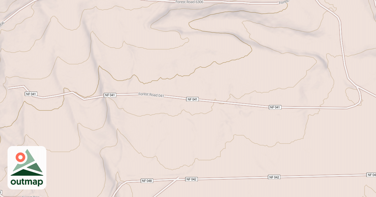 Map of USFS Motor Vehicle Use Map Trails 18234
