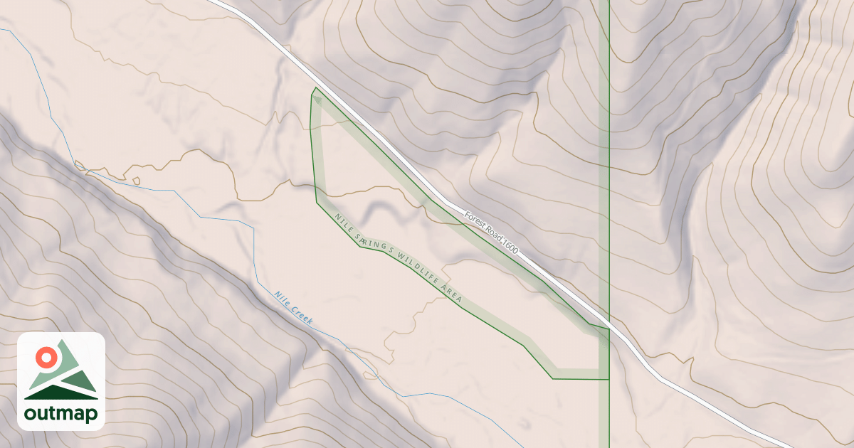 Map of USFS National Forest System Roads {D60646C5-730B-4799-AD71-ED42ABE8897C}