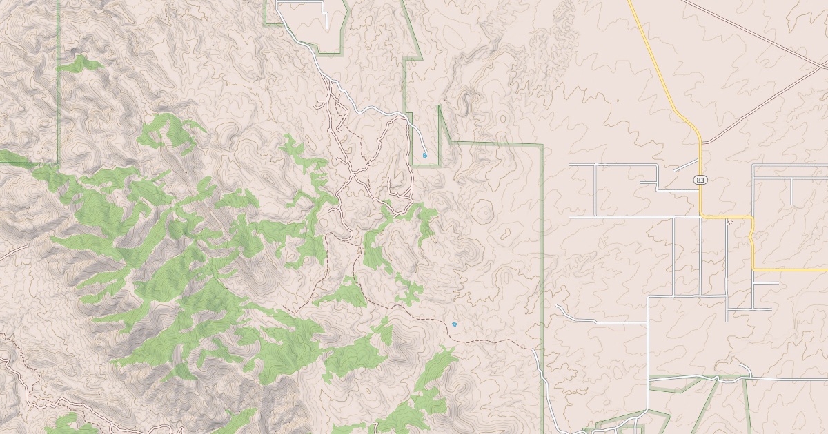 Map preview of PAPAGO SPRINGS RD
