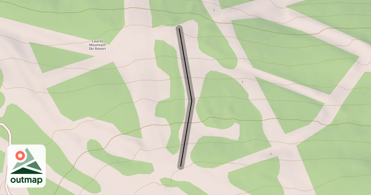 Map of Laurel Run