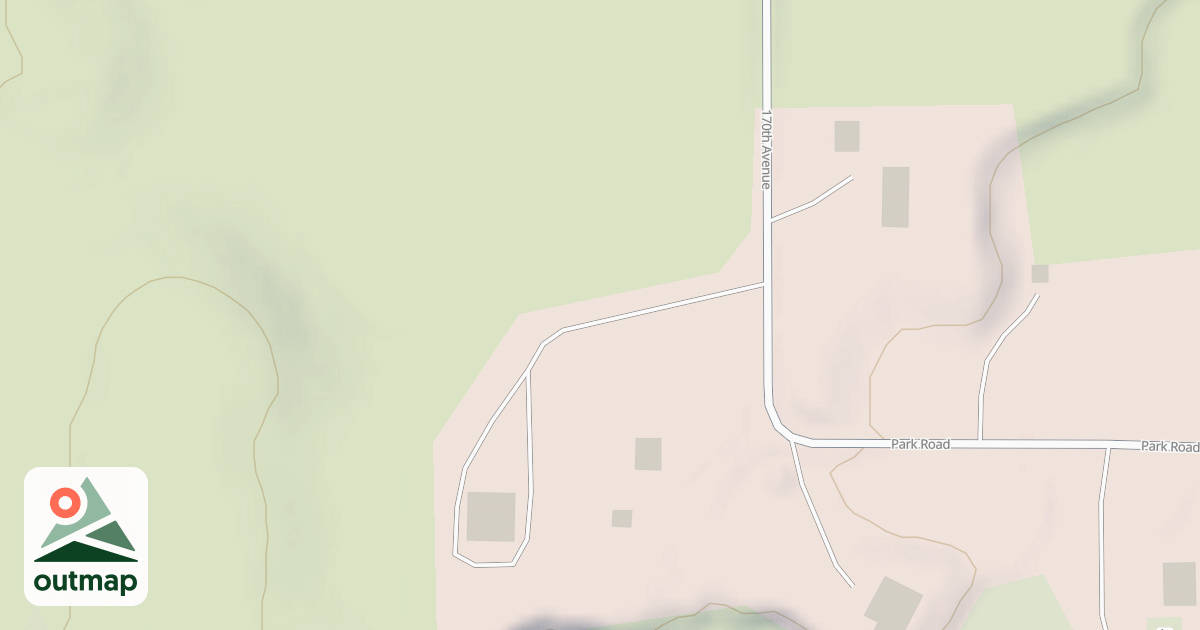 Map of Shady Oaks Native Prairie Adventure Trails