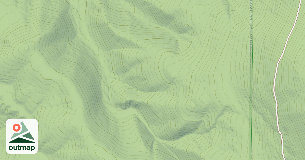 Map of USFS Motor Vehicle Use Map Roads {013E922E-0374-4911-B2EB-12F6AEB94552}