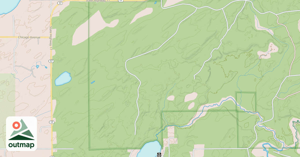 Map of LITTLE DEERSKIN ROAD