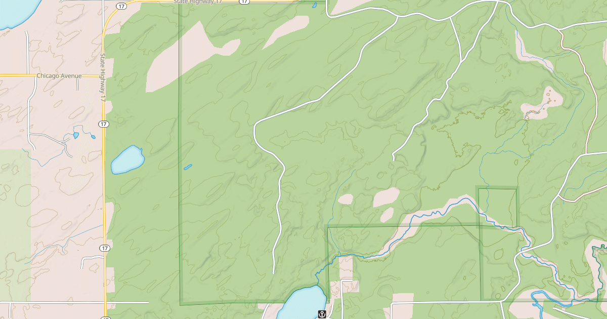 Map preview of LITTLE DEERSKIN ROAD