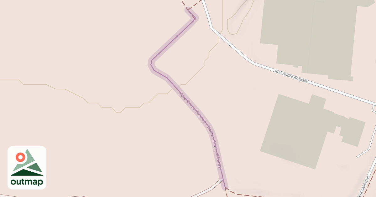 Map of Voie Verte Vannes - Sainte-Anne-d'Auray