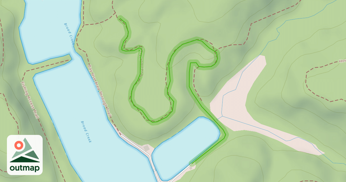 Map of Overlook Trail