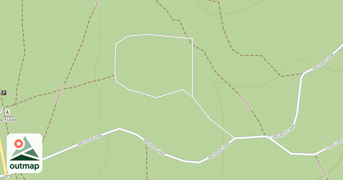 Map of RED ROCKS CG