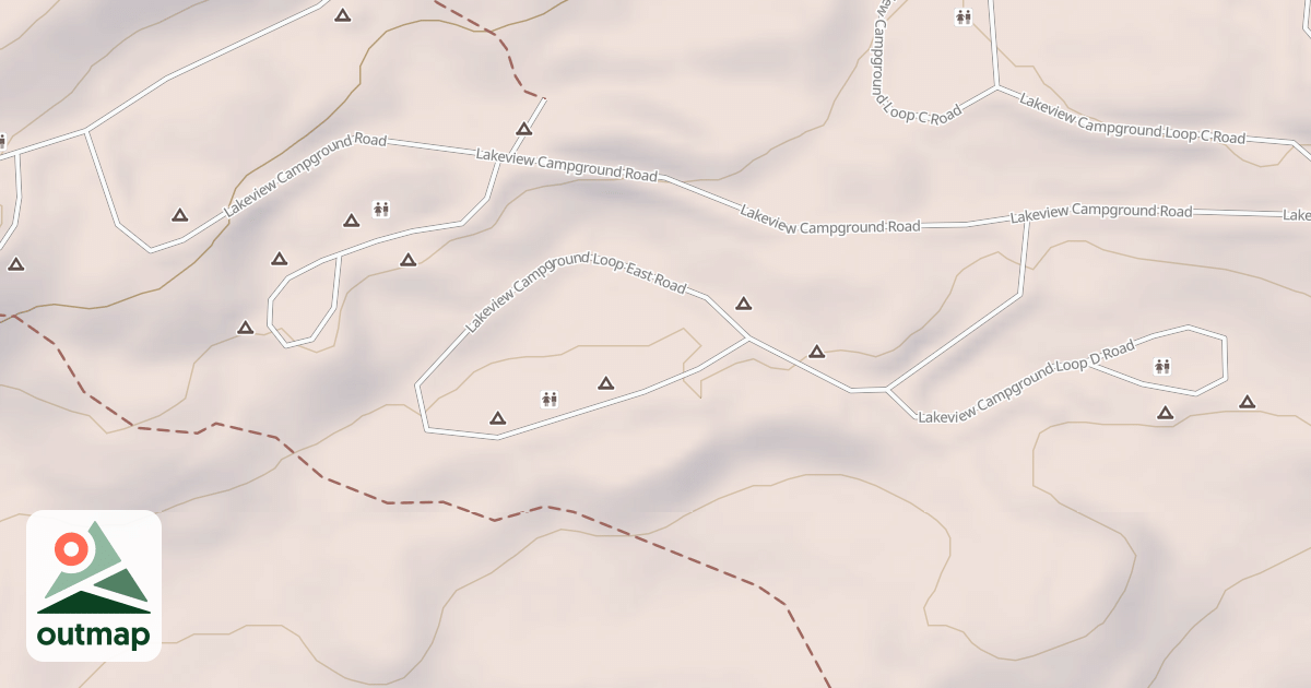 Map of LAKEVIEW CG LOOP E