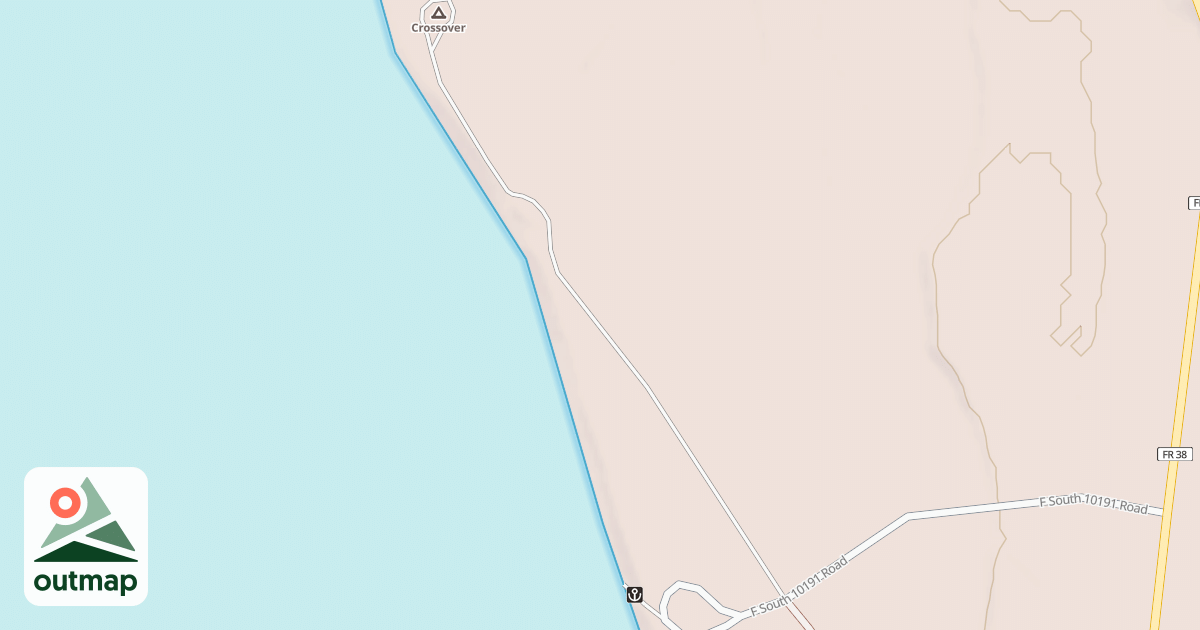 Map of CROSSOVER CAMPGROUND