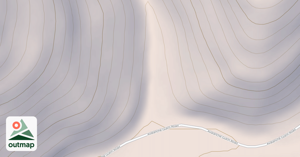 Map of AVALANCHE SPUR C1