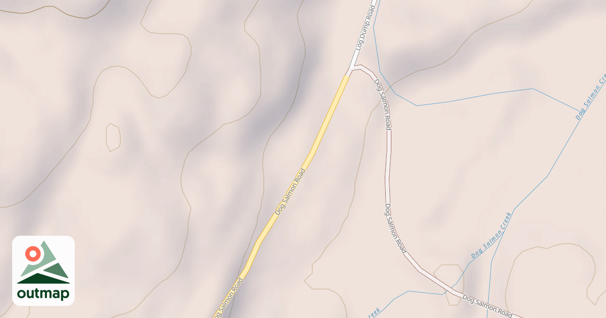 Map of DOG SALMON