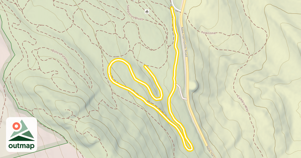 Map of Chamonix (Red)
