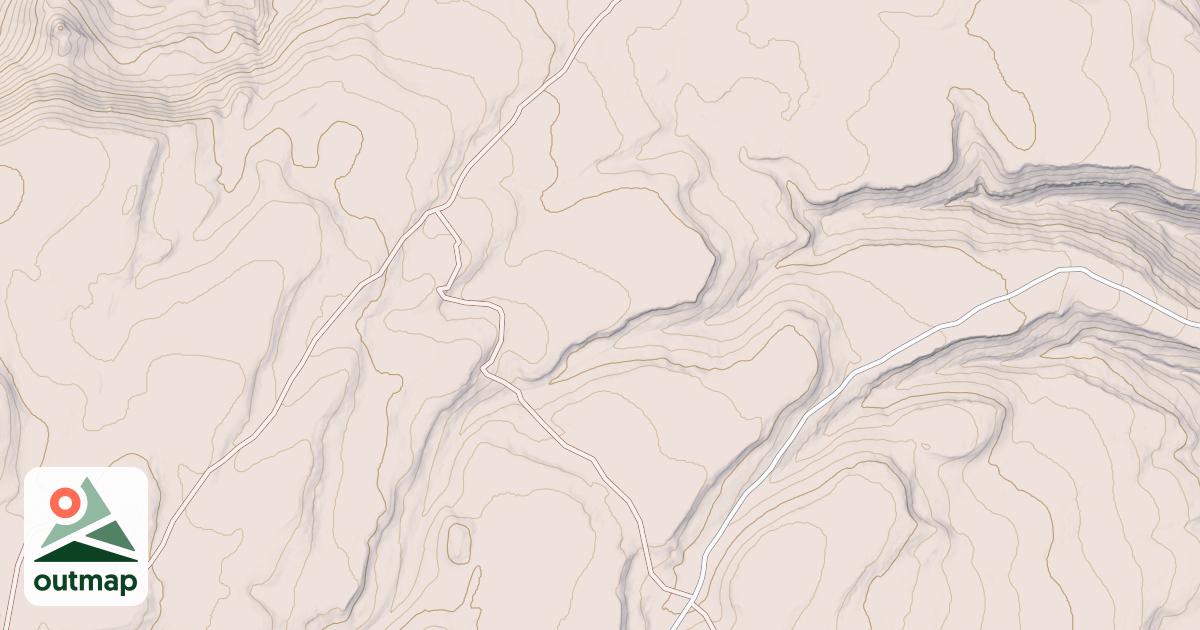 Map of OLD NORTH CUTOFF