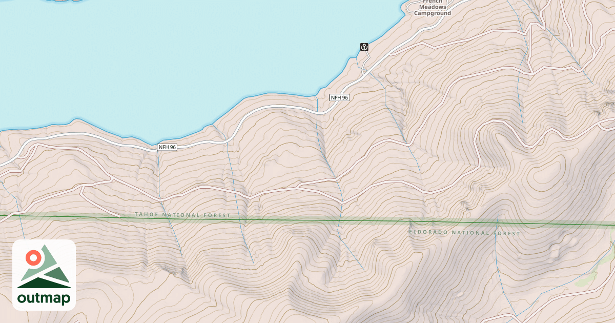 Map of CHIPMUNK RIDGE