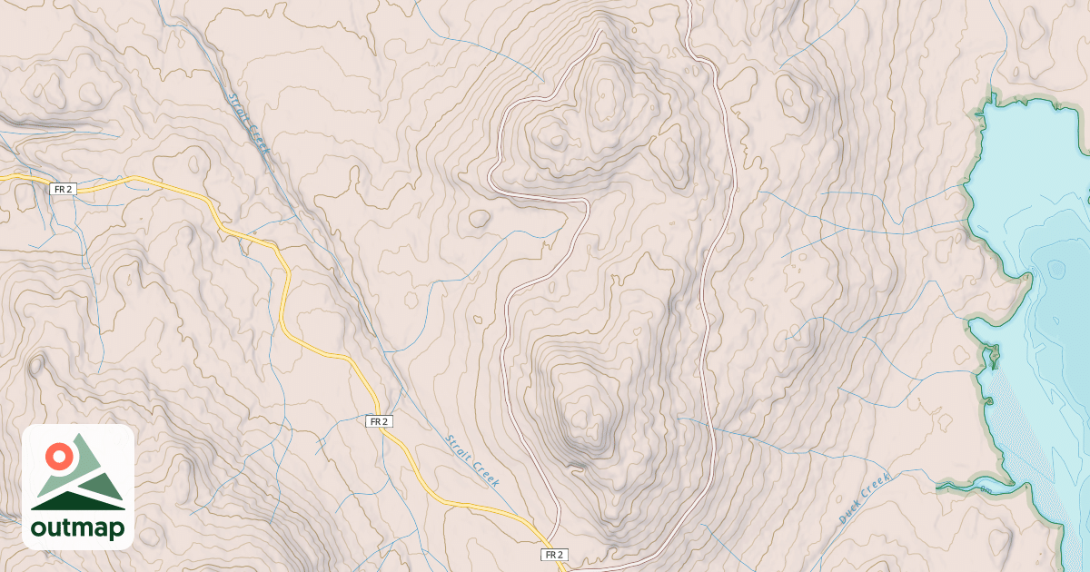 Map of DUCK CREEK LOOP 2000820