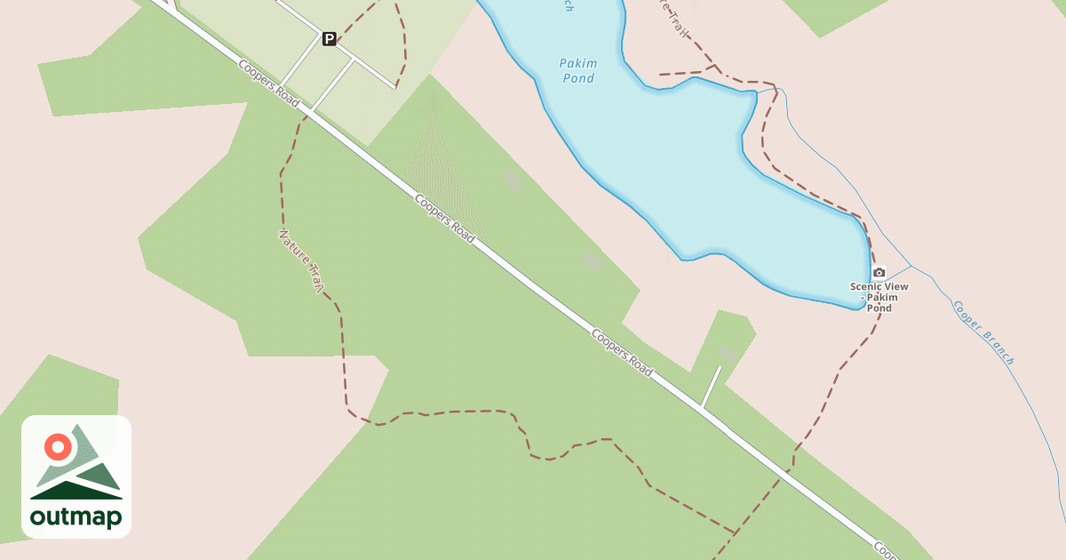 Map of Lebanon Loop Trail