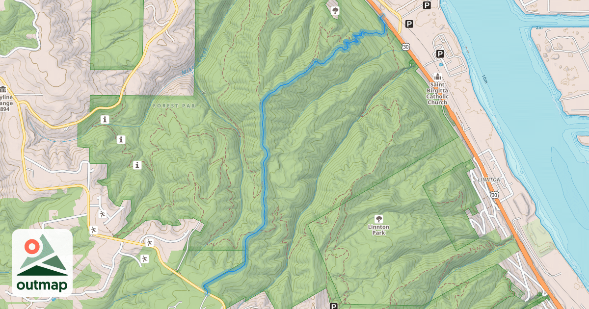 Map of Northwest BPA Road
