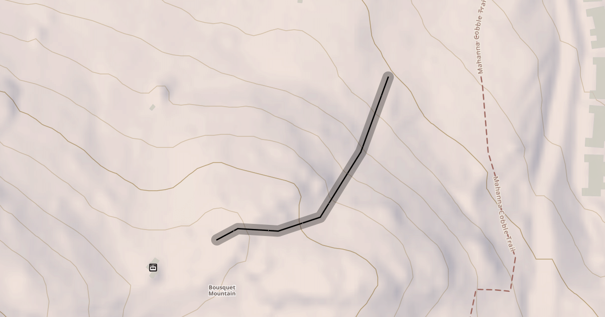 Map preview of Parker Trail