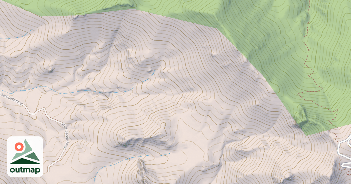 Map of BIXLER SADDLE
