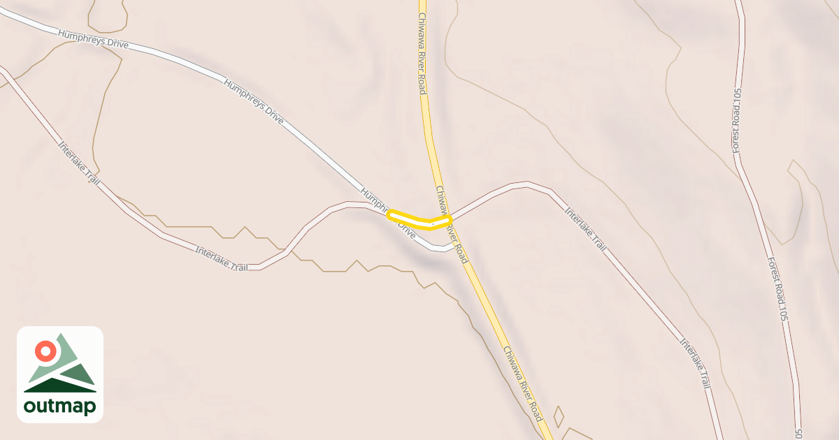 Map of Interlake Trail