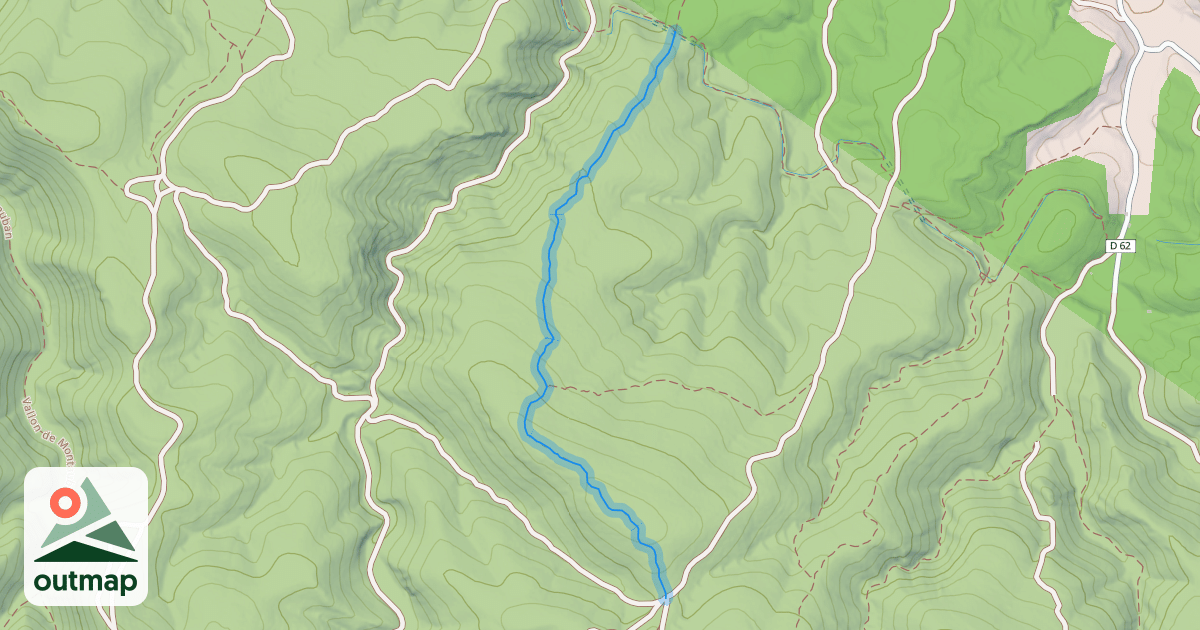 Map of Sentier de la Plaine de Clare