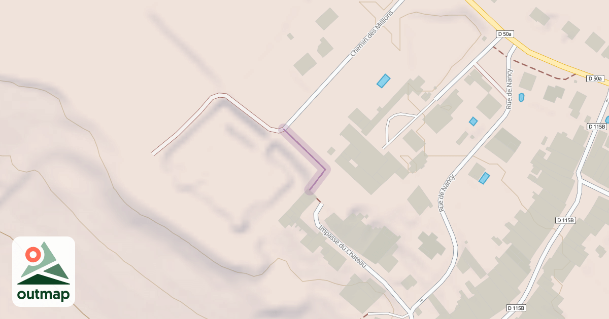 Map of Le Petit Chemin