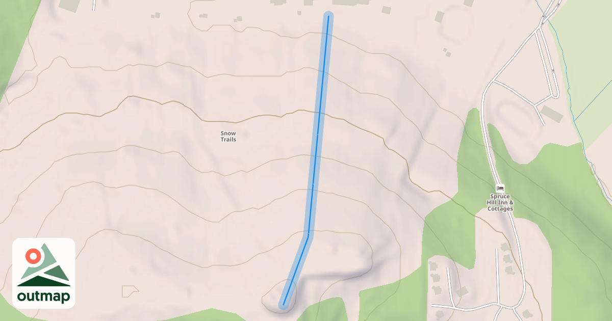 Map of Mt Mansfield
