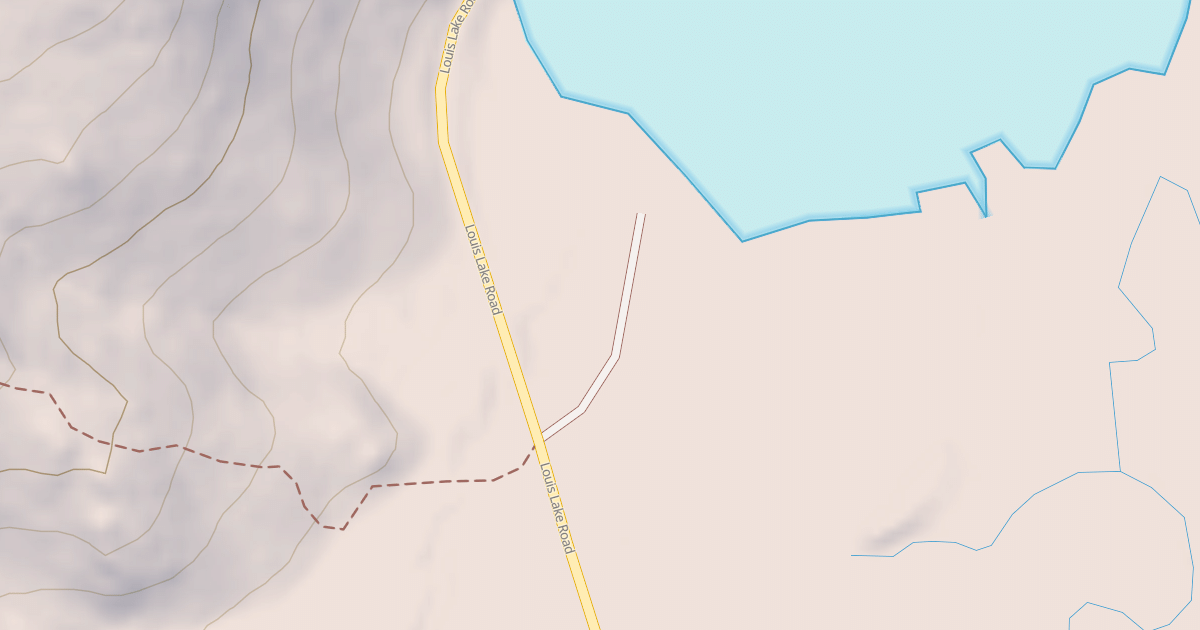Map preview of OLD LOUIS LAKE BOAT RAMP