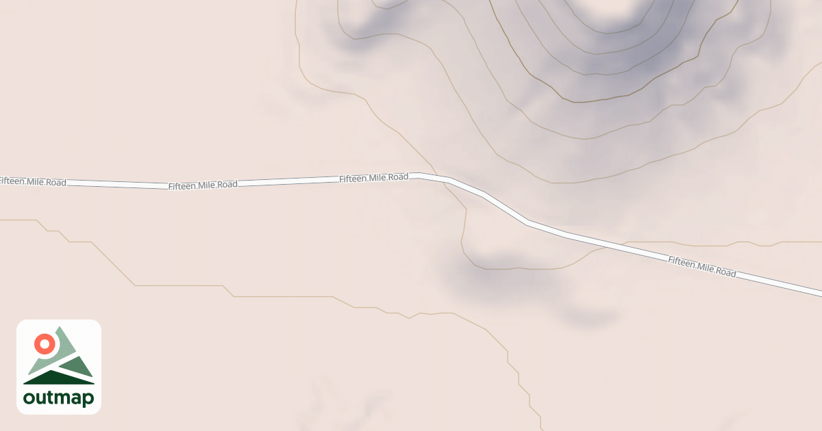 Map of FIFTEEN MILE