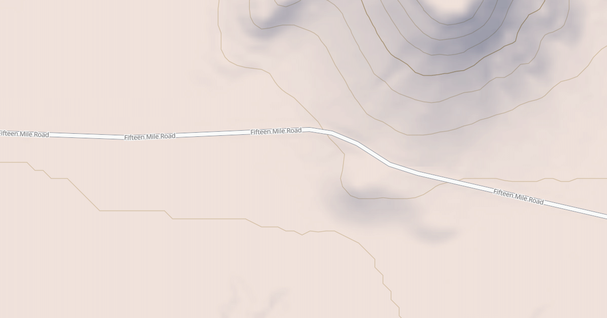 Map preview of FIFTEEN MILE