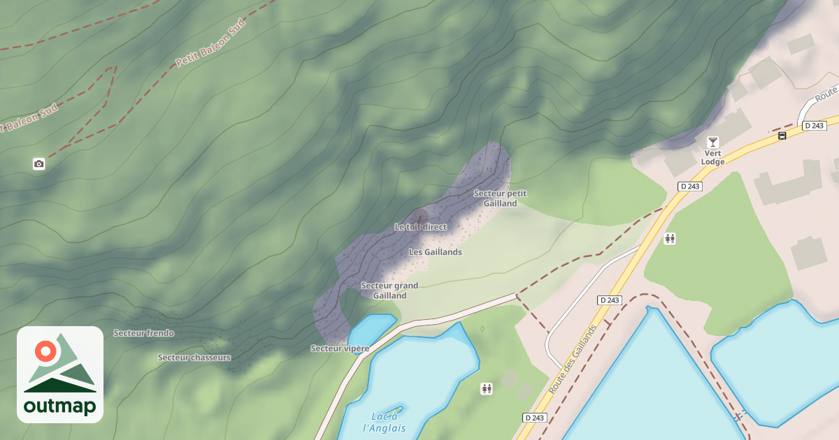 Map of Le toit direct