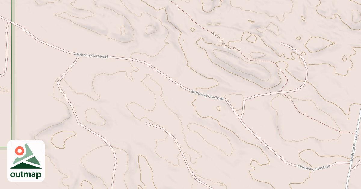 Map of MCNEARNEY LOOKOUT