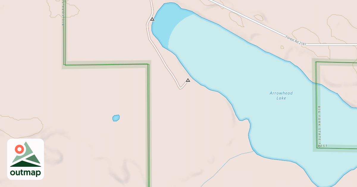 Map of ARROWHEAD LAKE ACCESS SPUR A