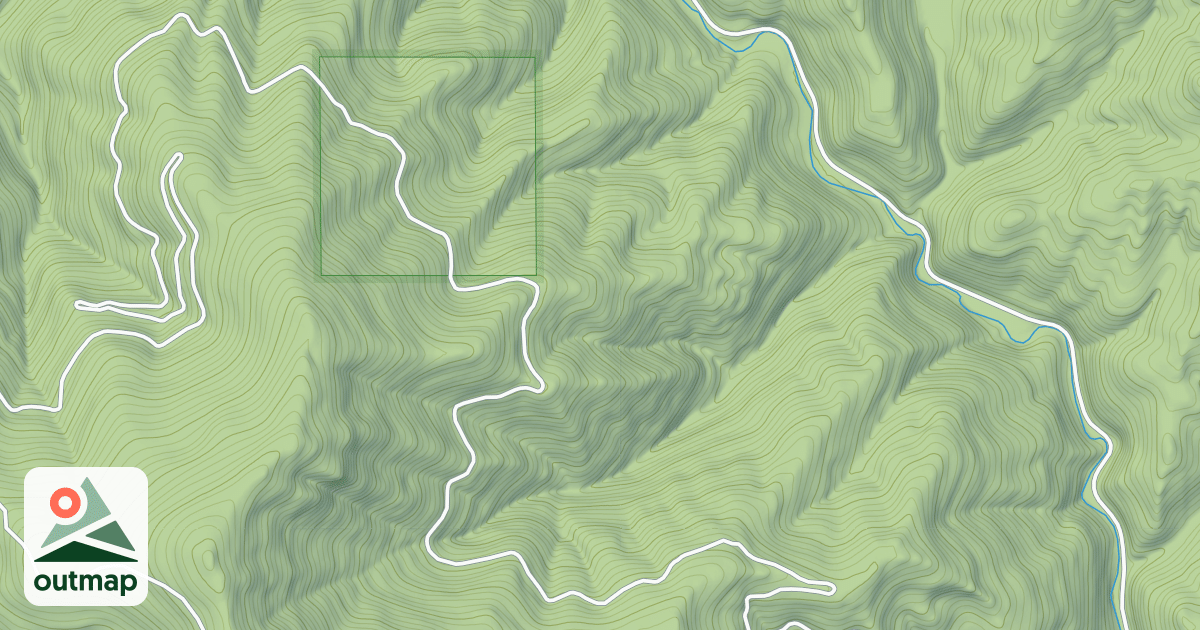 Map of BIG BOB CUTOFF
