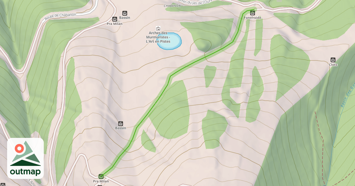 Map of Le Réservoir