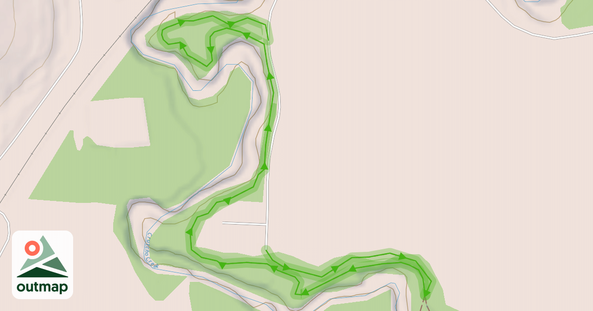 Map of Red Trail