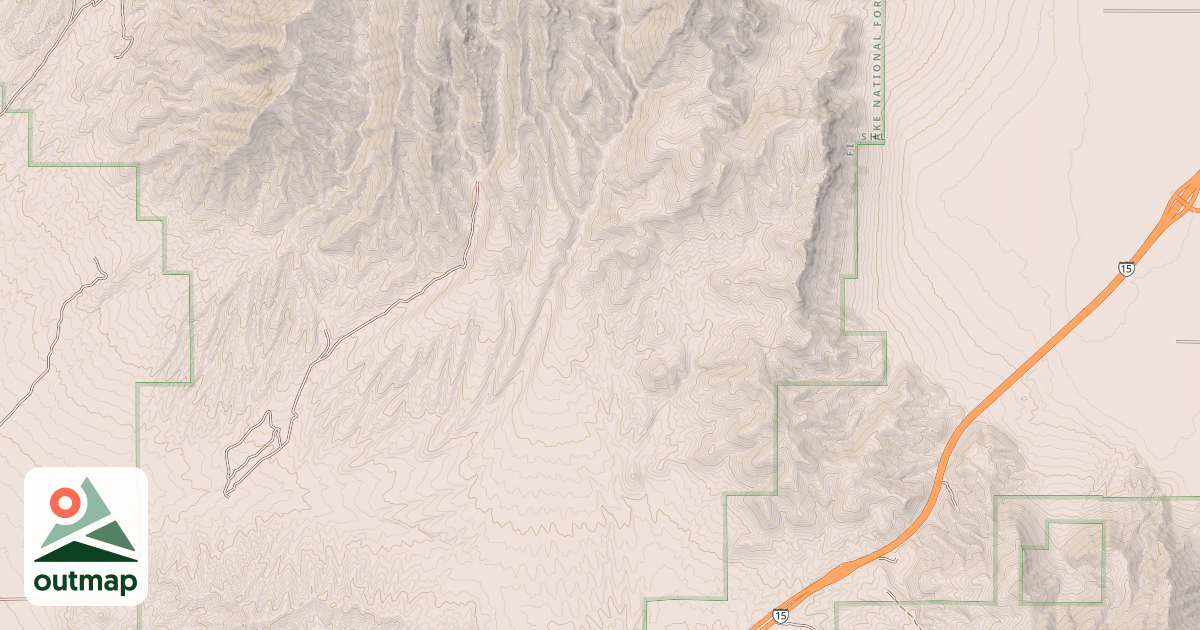 Map of EAST FORK